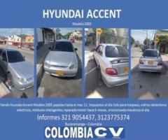 Hyundai Accent 2005, Manual, 1,3 litres - Bucaramanga