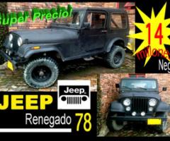 Jeep Renegade 1978, Automática, 4 litres - Bogotá